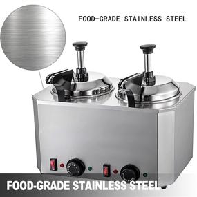 img 2 attached to VBENLEM Dispenser Capacity Stainless Caramel Food Service Equipment & Supplies and Tabletop & Serveware