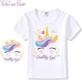 img 3 attached to 🦄 Magical Unicorn Headband T-Shirt Tutu: Perfect Dress Up & Pretend Play for Birthdays