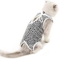🐱 torjoy cat recovery suit for abdominal wounds or skin conditions, post-surgical wear to prevent wound licking, breathable e-collar alternative for cats and dogs logo