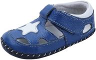 genuine leather sandals for boys aged 18-22 months by kuner: stylish and comfortable footwear logo