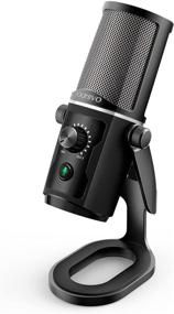 img 4 attached to 🎙️ USB Recording Microphone for PC Laptop Mac - Podcast Condenser Cardioid Mic with Mute Button, Volume Adjustment & LED Indicator - Ideal for Vocals, YouTube, Streaming, Broadcast, Skype, Gaming (Model JV902)