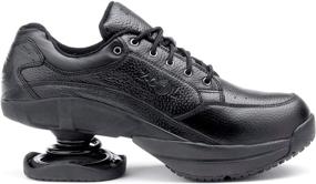 img 3 attached to 👟 Experience Ultimate Relief with Z-CoiL Women's Legend Slip Resistant Black Leather Tennis Shoe - Your Perfect Pain Relief Footwear!