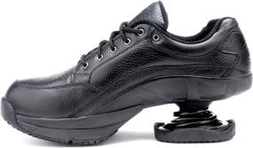 img 2 attached to 👟 Experience Ultimate Relief with Z-CoiL Women's Legend Slip Resistant Black Leather Tennis Shoe - Your Perfect Pain Relief Footwear!