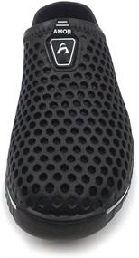 img 3 attached to 👣 Amoji Breathable Men's Slippers Sandals: Outdoor Shoes in Mules & Clogs