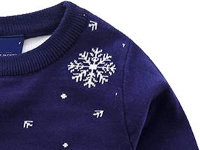 img 2 attached to AOWKULAE Little Cartoon Pullover Sweater: 🧒 The Perfect Boys' Clothing for Style and Comfort