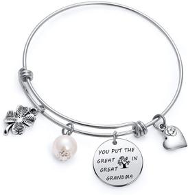 img 4 attached to Bracelet Birthday Grandmother Bracelet Appreciation Girls' Jewelry