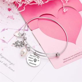 img 3 attached to Bracelet Birthday Grandmother Bracelet Appreciation Girls' Jewelry