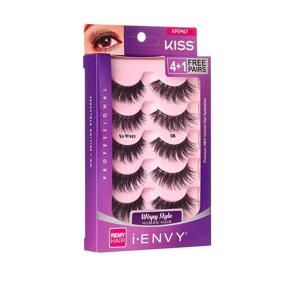 img 3 attached to 👁️ KISS I ENVY Multi Pack Wispy 3D Eyelashes 08 KPEM67