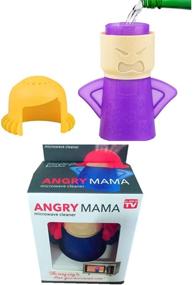 img 1 attached to 💨 Angry Mom Steam Cleaner & Chilly Mom Fridge Deodorizer Gift Box: Teal & Purple - A Powerful Cleaning & Odor Elimination Combo!