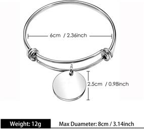 img 2 attached to 🎁 AGR8T 3pcs Bangle Bracelets: Thoughtful Gifts for Teachers on Teachers Day - Celebrate the Dedication of Educators with Style!