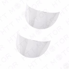img 2 attached to 🚦 HTTMT MT325-020-CD Хромированные козырьки поворотных сигналов для Harley Davidson: совместимы с FXRT (1986-1992), FLST (1986-1990), FLSTC (1988-настоящее время), FLHR (1994-настоящее время)