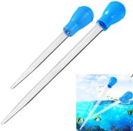 🐠 coral feeder sps hps feeder, long acrylic marine fish and reef coral aquarium syringe - accurate liquid fertilizer dispenser for coral, anemones, eels, lionfish and more organisms (2 pack) logo