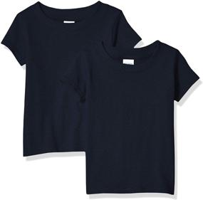 img 2 attached to 👕 Gildan Toddler T Shirt 2 Pack - White Boys' Tops, Tees & Shirts!