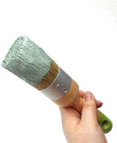 img 2 attached to 🖌️ MAXMAN Furniture Chalk & Wax Paint Brush - Ideal for DIY Painting and Waxing, Milk Paint, Stencils - Features Natural Bristles for Home Decor
