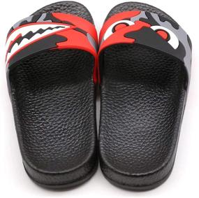 img 2 attached to 👞 Namektch Anti-Slip Lightweight Sandals Slippers for Boys' Shoes