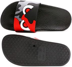 img 1 attached to 👞 Namektch Anti-Slip Lightweight Sandals Slippers for Boys' Shoes