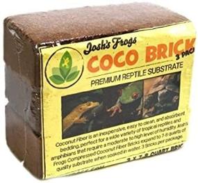img 1 attached to 🐸 Josh's Frogs Compressed Coco Cradle Fiber: Natural and Versatile Bedding for Pet Reptiles and Amphibians