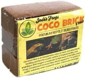 img 4 attached to 🐸 Josh's Frogs Compressed Coco Cradle Fiber: Natural and Versatile Bedding for Pet Reptiles and Amphibians