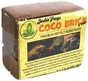 img 2 attached to 🐸 Josh's Frogs Compressed Coco Cradle Fiber: Natural and Versatile Bedding for Pet Reptiles and Amphibians