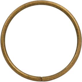 img 4 attached to 🔒 High-Quality Generic Metal Bronze Large Size Annular Ring Buckle - Pack of 4 - Perfect for Loop Ring Strap Keeping - 3" Inside Diameter