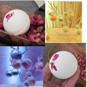 img 2 attached to 🛀 Windspeed Clear Bath Bomb Mold Set - DIY Hemisphere Ball Mold for Party Decor & Gifts - 3 Sizes/15 Sets/30 Pieces