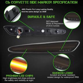 img 2 attached to SLK Lights Chevrolet Corvette 2005 2013 Sidemarker Lights & Lighting Accessories