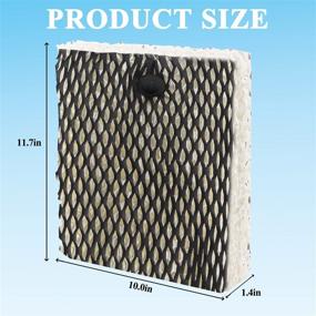 img 2 attached to 🌬️ Funmit HWF100 Humidifier Wick Filter - Compatible with Holmes HWF100, Bionaire BWF100, Sunbeam SF235 Series Humidifiers - Compare to Part # Filter E - 2 Pack