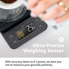 img 3 attached to ☕ Accurate and Innovative: Greater Goods Digital Coffee Scale - Elevate Your Pour Over Coffee Experience with Precision and Timer, Ideal for French Press and All Your Kitchen Needs – Created in St. Louis