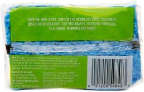 img 3 attached to 🧽 Scotch-Brite Non-Scratch Scrub Sponges - Pack of 3