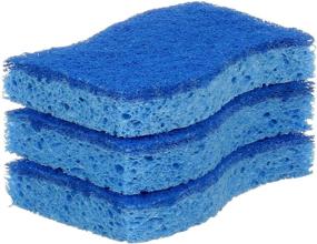 img 2 attached to 🧽 Scotch-Brite Non-Scratch Scrub Sponges - Pack of 3