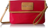 👜 nautica rfid blocking mini crossbody: stylish security for your essentials logo