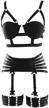 harness strappy lingerie elastic bodysuit women's clothing logo