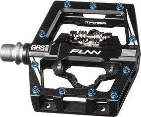 img 4 attached to Funn Mamba S Clipless Pedal Set - Single Side Clip Compact Platform MTB Pedals, SPD Compatible, 9/16-inch CrMo Axle for Mountain Bikes