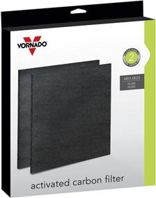 img 3 attached to 🌬️ Vornado MD1-0023 Replacement Carbon Filters (2-Pack),Black - Superior Air Filtration for Fresh & Clean Indoor Environments