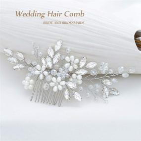 img 3 attached to Wedding Rhinestone Headpieces Accessories Bridesmaids
