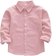 cotton flannel boys' shirt with sleeve buttons - tops, tees & shirts logo