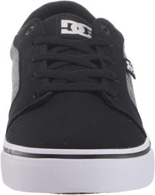 img 3 attached to DC Anvil Skate Black Resin Men's Shoes and Athletic