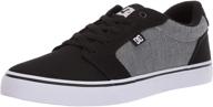 dc anvil skate black resin men's shoes and athletic logo