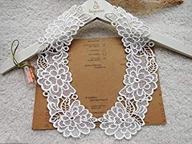 u shape lace neckline with white embroidered crafts collar - sewing supplies for bridal dress, diy clothing accessories logo