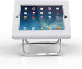 img 3 attached to 📱 Beelta Kiosk iPad Stand for Pro 9.7, iPad 5th/6th, Air 1/2, iPad 2/3/4, Key Lock Security, White - BSC301W: Secure your iPad with this sleek kiosk stand!