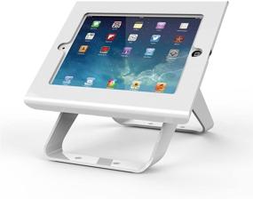 img 4 attached to 📱 Beelta Kiosk iPad Stand for Pro 9.7, iPad 5th/6th, Air 1/2, iPad 2/3/4, Key Lock Security, White - BSC301W: Secure your iPad with this sleek kiosk stand!