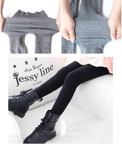 img 2 attached to 👖 Tengo Winter Fleece Leggings for Girls - Girls' Clothing Leggings