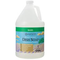 🌿 ginger lily farms botanicals plant-based liquid dish soap: concentrated grease-fighting power, basil-scented, cruelty-free, 1 gallon refill logo