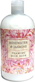 img 1 attached to 🛁 Наслаждайтесь блаженным купанием: Greenwich Bay Rosewater Jasmine пенящаяся молочная ванна с сывороткой, маслом ши и какао-маслом 16 унций