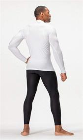 img 2 attached to 👕 Men's Athletic Turtle Neck Long Sleeve Compression Shirts - Set of 2~3 for DevOps