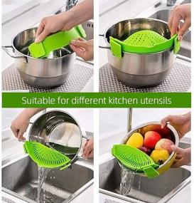 img 3 attached to Strainer Strainers Vegetable Spaghetti Universal