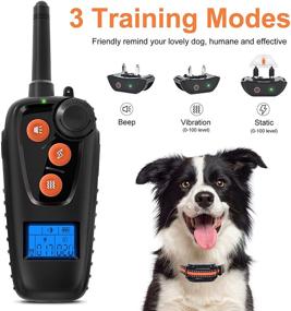 img 3 attached to DiroPet Dog Training Collar - Remote Shock Collar for Large, Medium & Small 🐶 Dogs | Beep, Vibration, and Shock Modes | 2500ft Remote Range | IPX7 Waterproof | Rechargeable