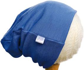 img 4 attached to Organic Merino Slouchy Beanie Toque - Boys' Hats & Caps - Accessories