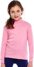 img 2 attached to 👕 Leveret Kids Solid Turtleneck Shirt - 100% Cotton, Various Colors (Sizes 2 Toddler-14 Years)