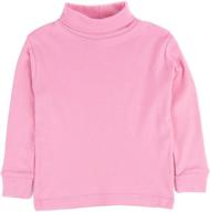 👕 leveret kids solid turtleneck shirt - 100% cotton, various colors (sizes 2 toddler-14 years) logo